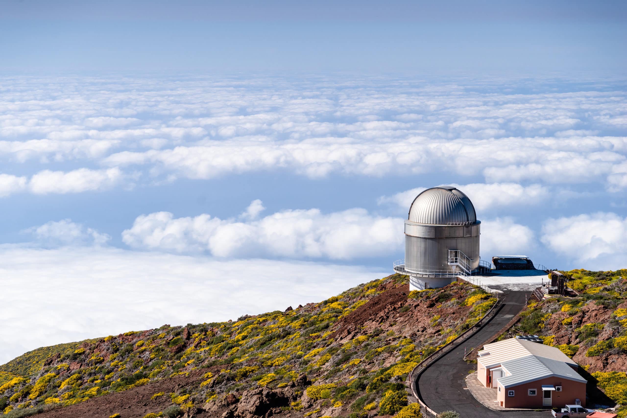 Above the clouds, Roque de los Muchachos Observatory, La Palma, Canary Islands