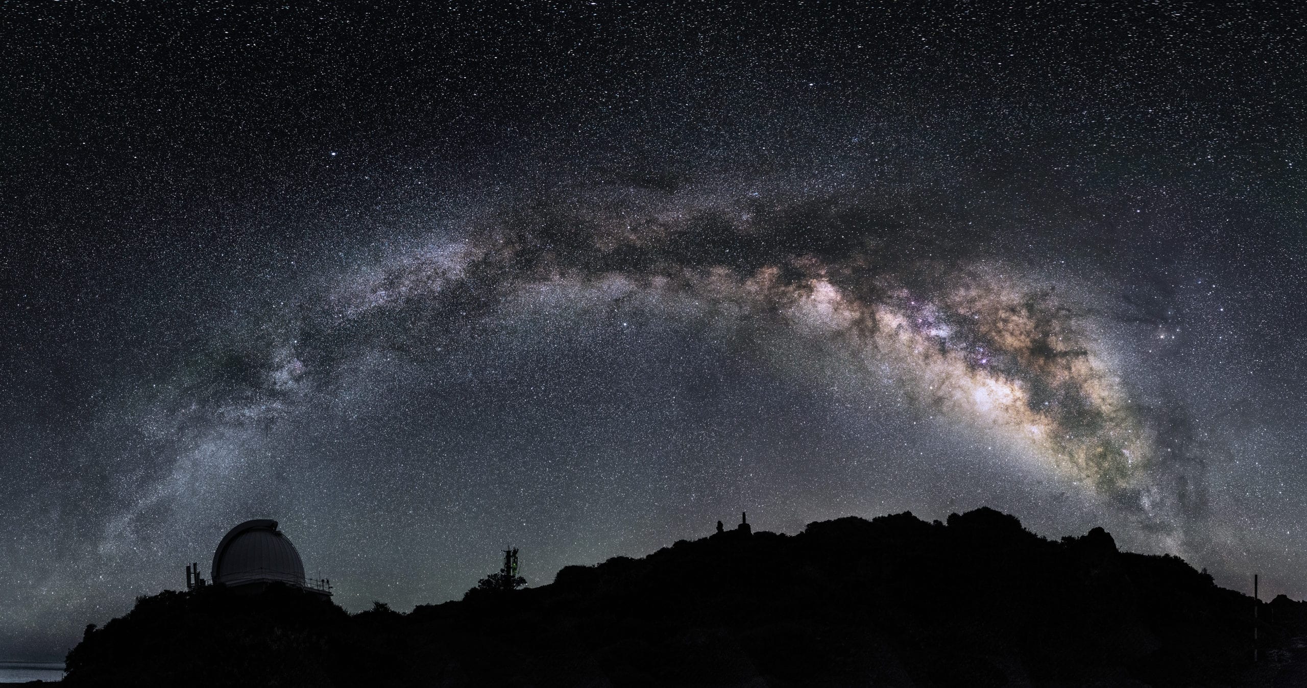 Milky Way, Roque de los Muchachos Observatory, La Palma, Canary Island astro photo